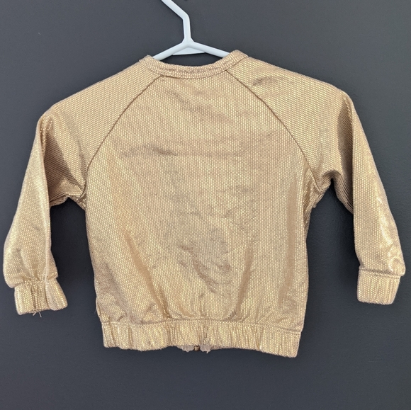 Gold sweater jacket - Picture 2 of 3